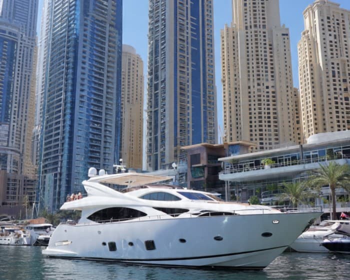 Sunseeker 70 Yacht in Dubai Marina Sunseeker 70 Yacht in Dubai Marina
